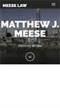 Mobile Screenshot of meeselaw.com